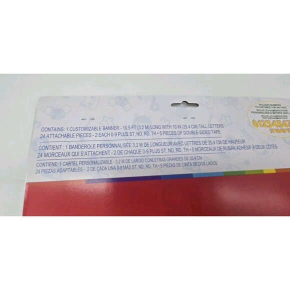 COCOMELON birthday party supplies jumbo LETTER BANNER add an age Customize New - Picture 6 of 9